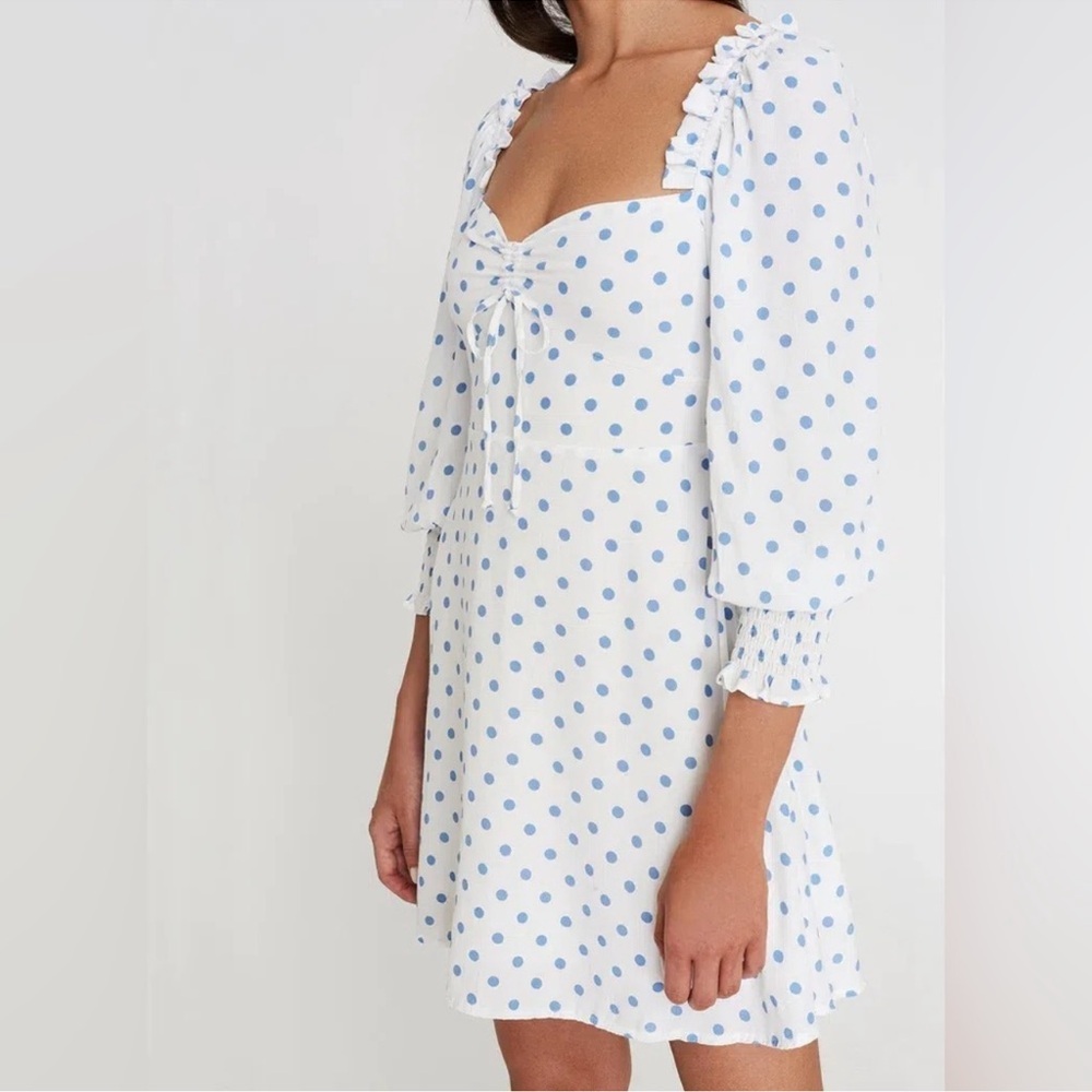 Faithfull the Brand Maurice Dot Mini Dress - Size Small